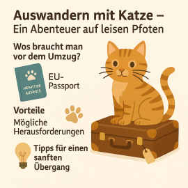 🧳🐈 Auswandern mit Katze – Ein Abenteuer auf leisen Pfoten 🧳🐈 Auswandern mit Katze – Ein Abenteuer auf leisen Pfoten